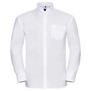 Russell Collection Mens Ultimate Non-Iron Long-Sleeved Formal Shirt / White